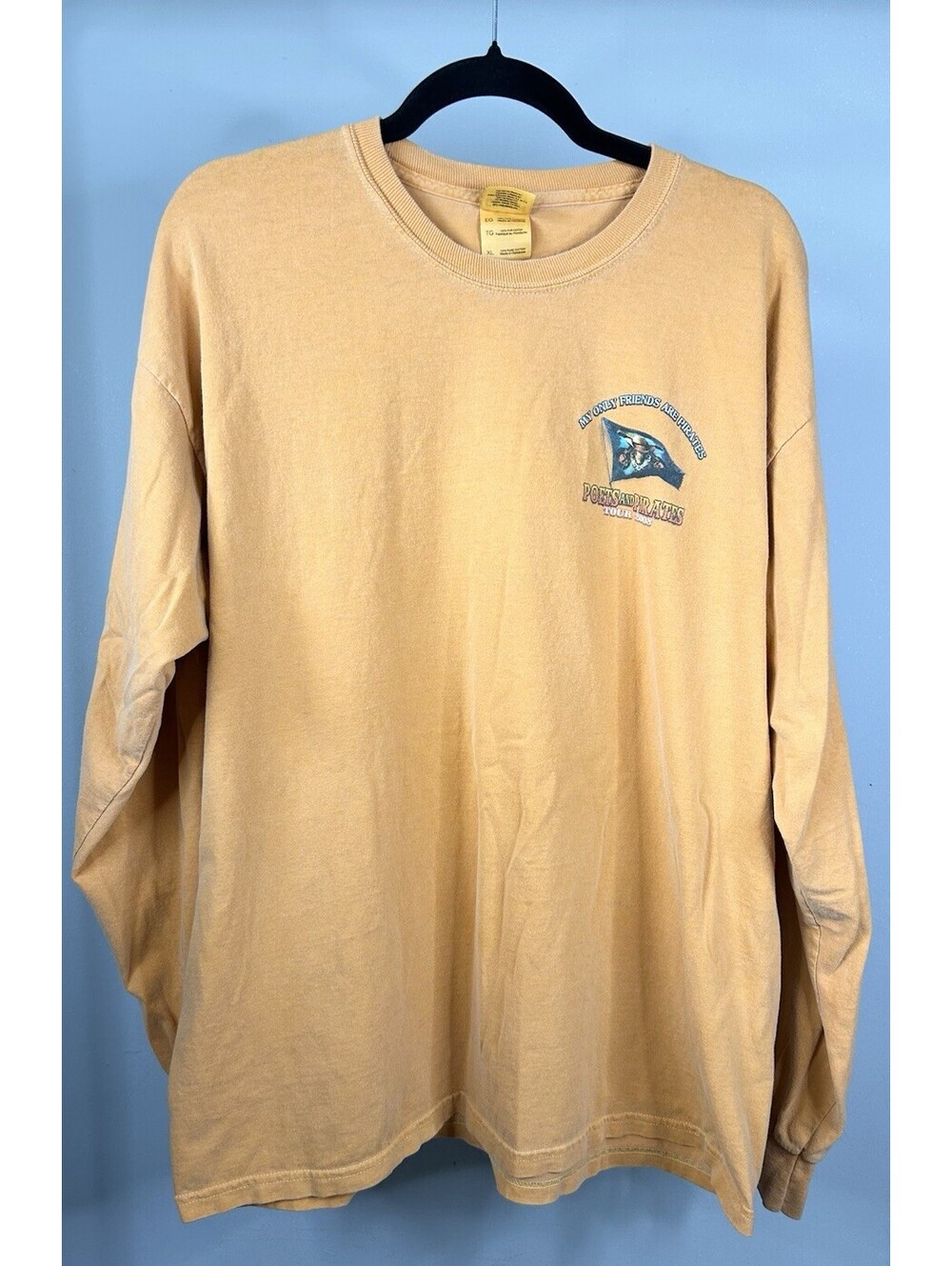 Vintage Kenny Chesney Poets & Pirates Tour 2008 Long Sleeve Shirt Men’s Size XL